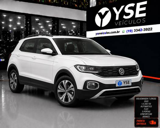 VOLKSWAGEN T-CROSS 1.0 200 TSI TOTAL FLEX COMFORTLINE AUTOMÁTICO VOLKSWAGEN T-CROSS 1.0 200 TSI TOTAL FLEX COMFORTLINE AUTOMÁTICO
